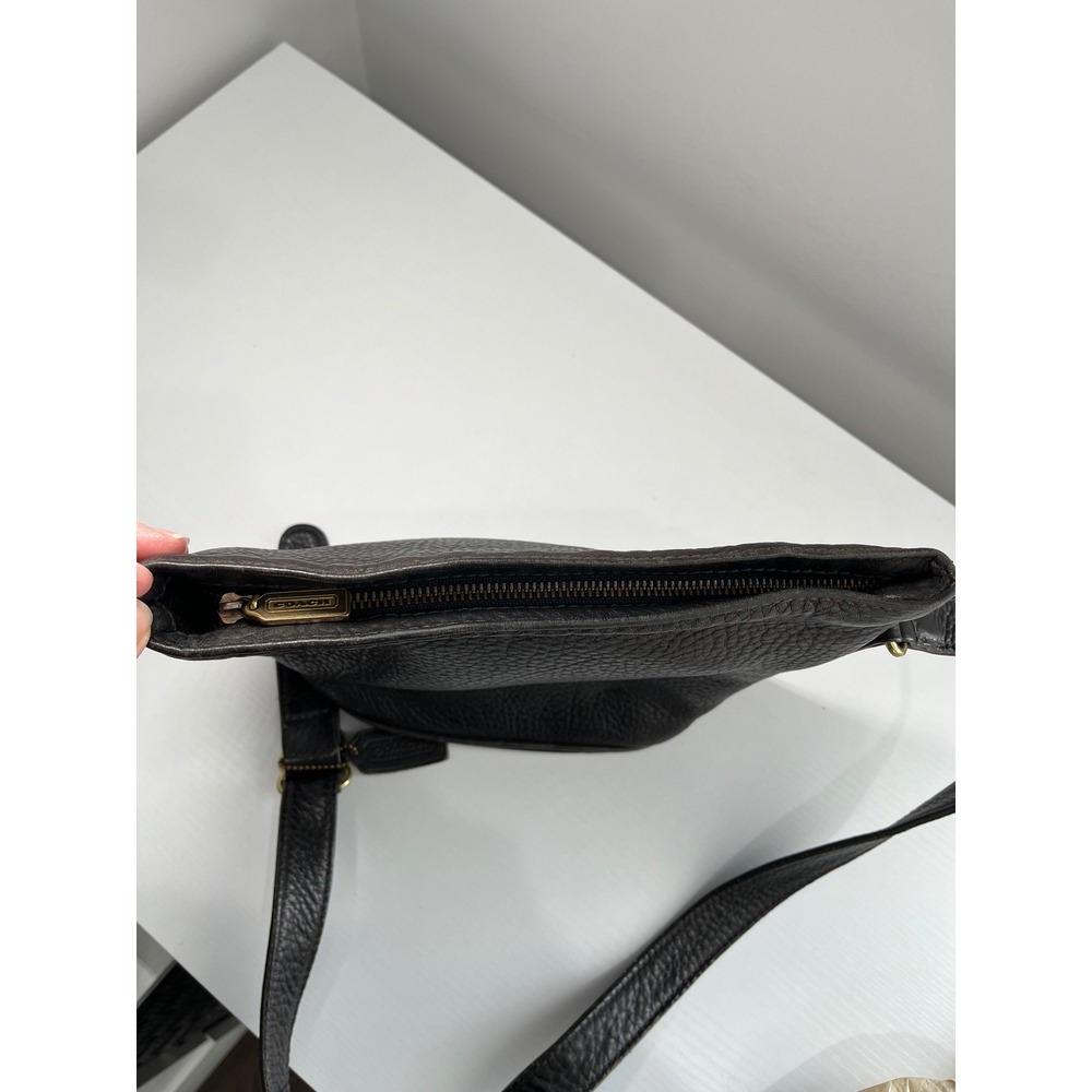 Vintage Coach Sonoma Small‎ Bucket Bag Espresso Pebbled Leather 4907 1995 - Picture 12 of 16